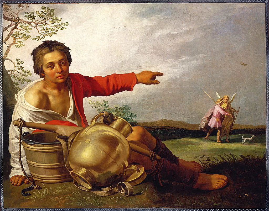 Pastorello che indica Tobia e l'angelo - Minneapolis Institute of Arts
